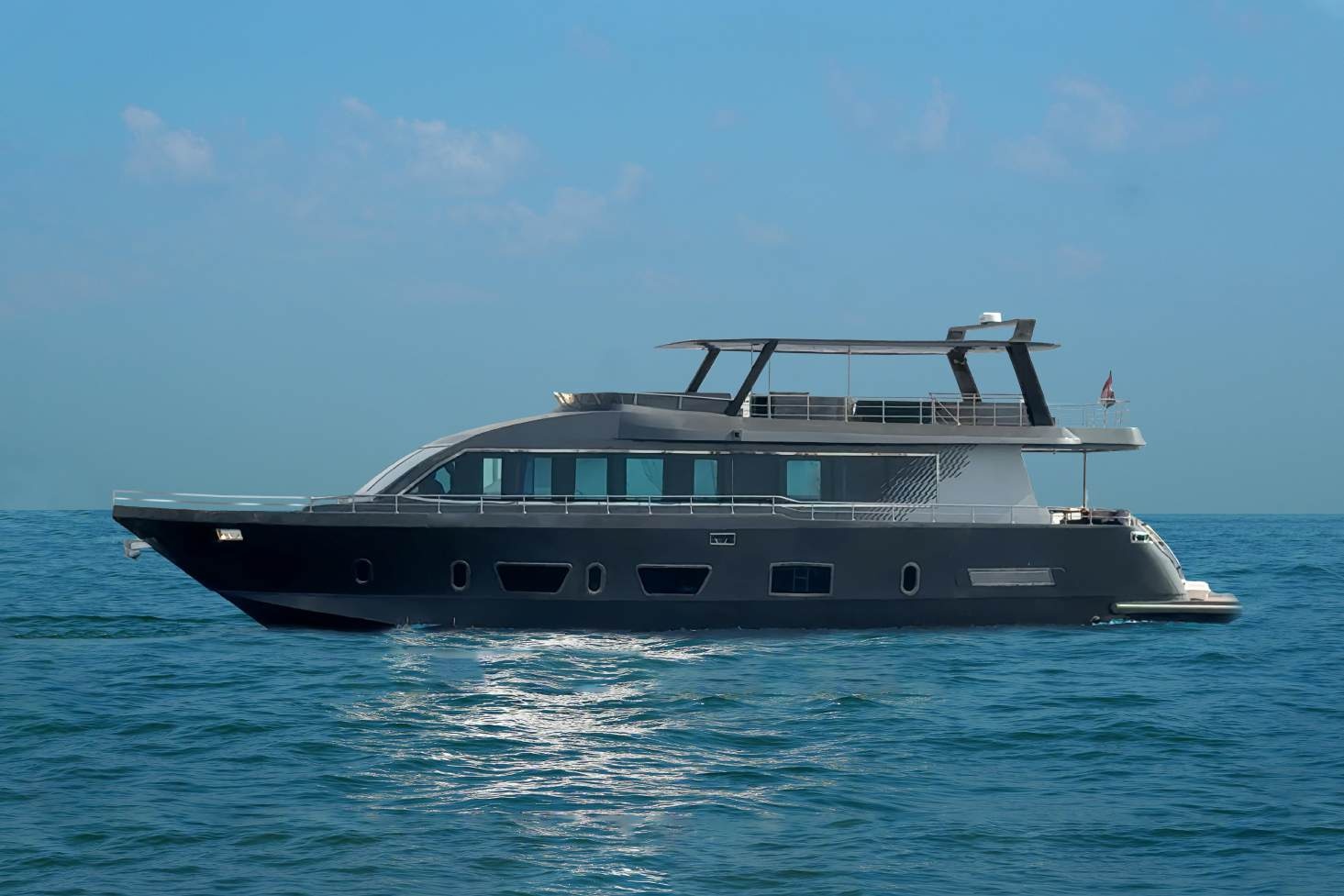 LuxBlack100 private yacht in Dubai