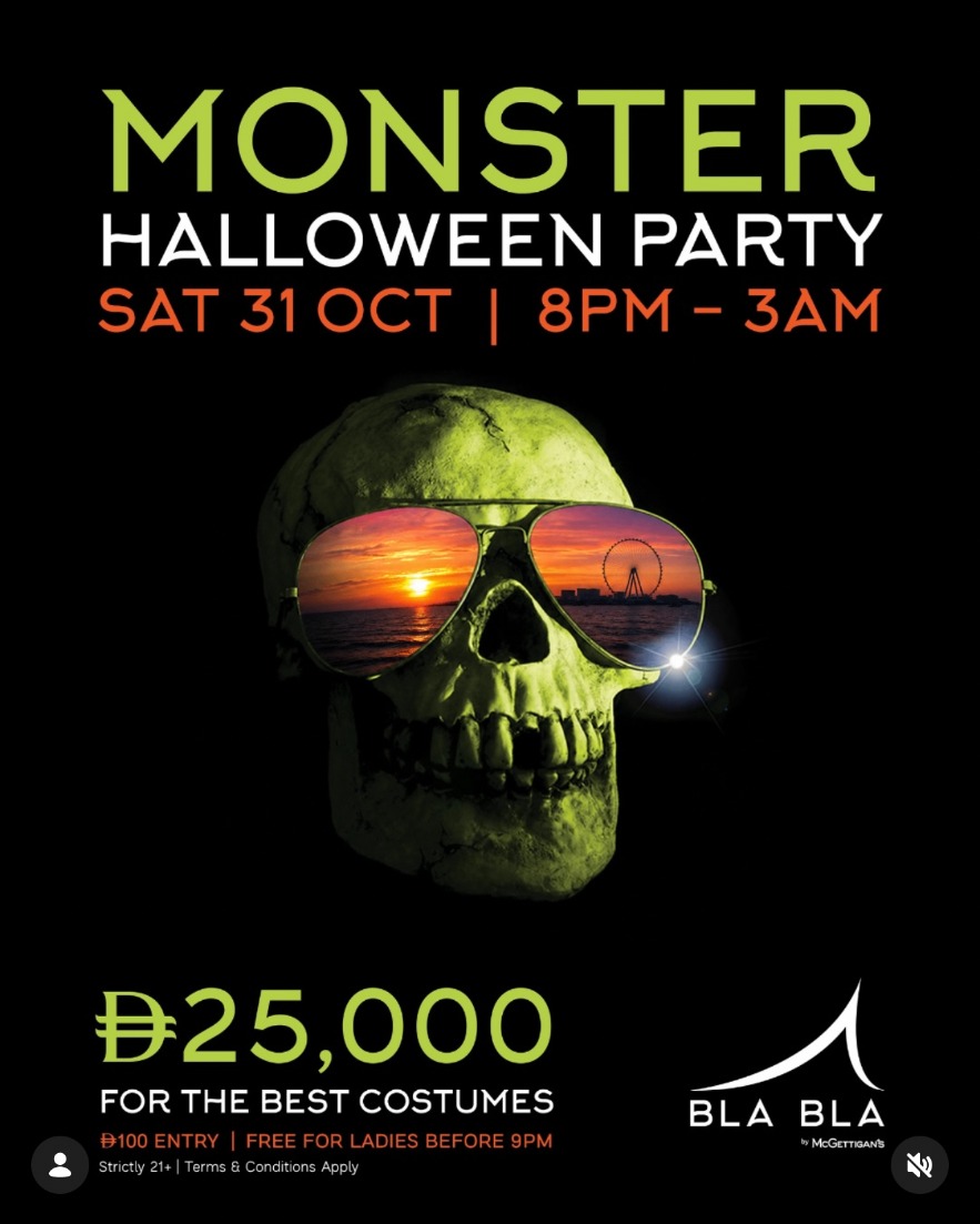 Monster Halloween Party at Bla Bla by McGettigan's