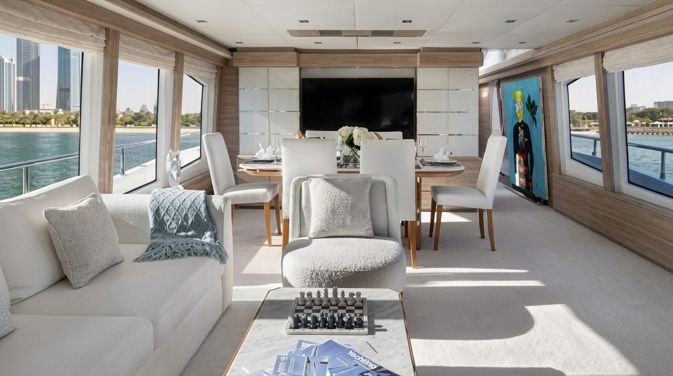 LUX90 + JACUZZI private yacht in Dubai, preview photo 4