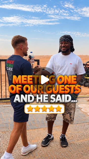 Meeting One of Our Guests