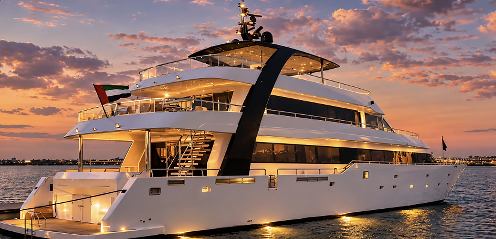 THE GOLIATH + JACUZZI private yacht in Dubai
