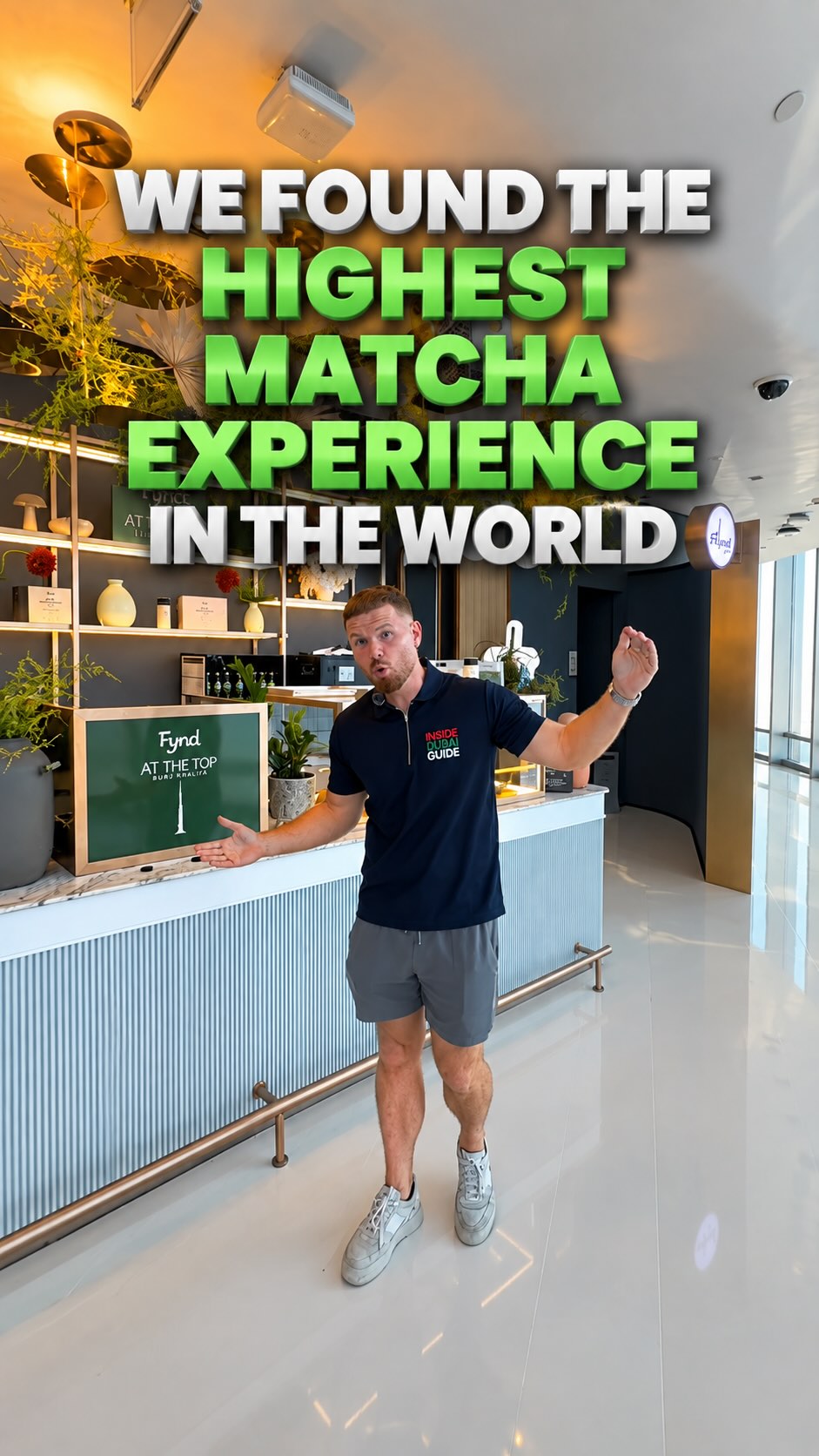 Matcha on the 124th Floor