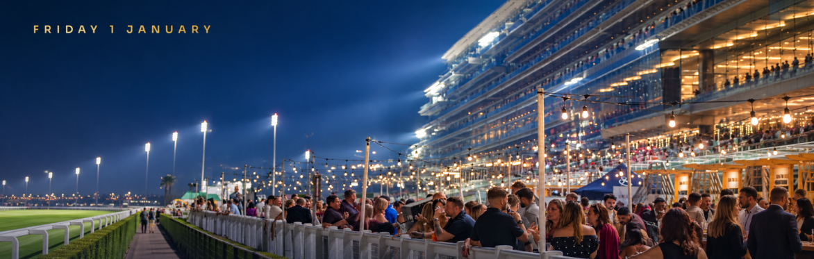 New Years Day · The Finish Line at The Finish Line, Meydan Racecourse