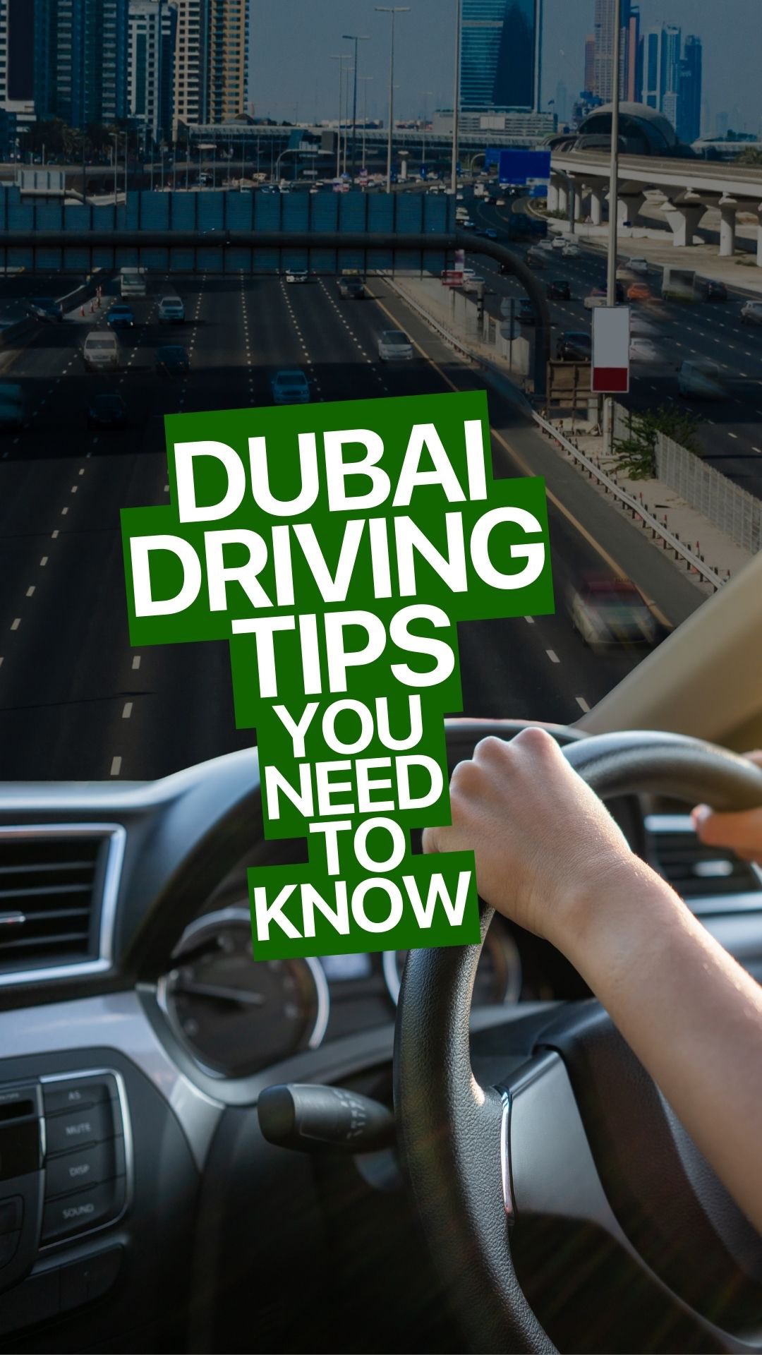 Driving in Dubai