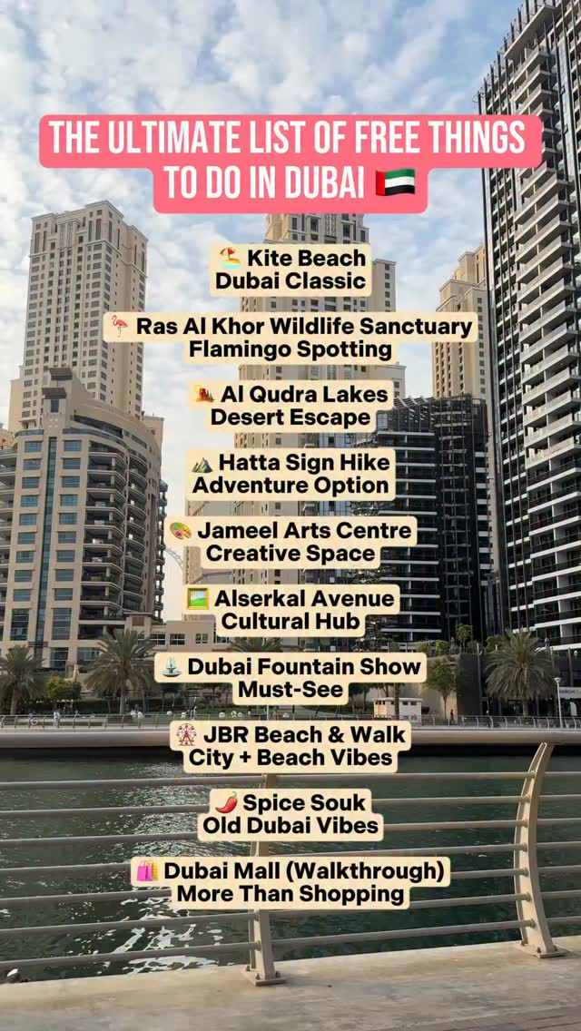 Free Things to Do in Dubai