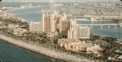 Pearl Heli Tour helicopter view of Dubai