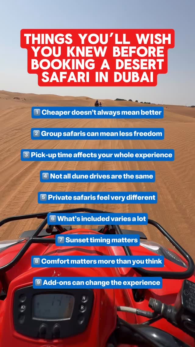 Know Before You Book a Safari