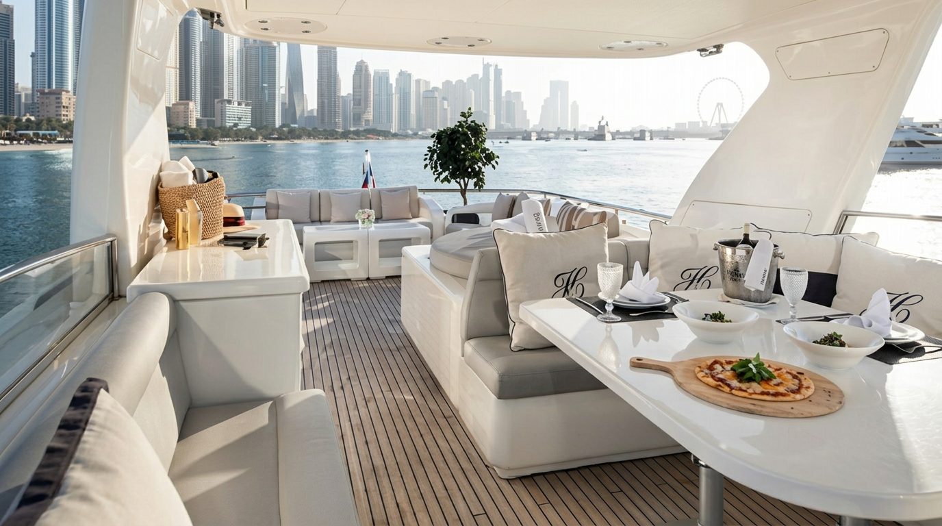 LUX90 + JACUZZI private yacht in Dubai, preview photo 2
