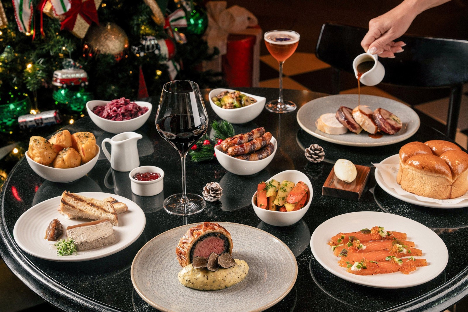 Christmas Eve at Gordon Ramsay’s Bread Street Kitchen at Gordon Ramsay’s Bread Street Kitchen, Atlantis The Palm