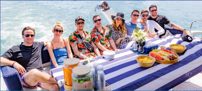 Guests on deck