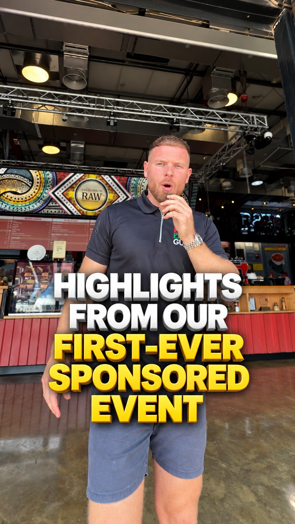Our First Sponsored Event