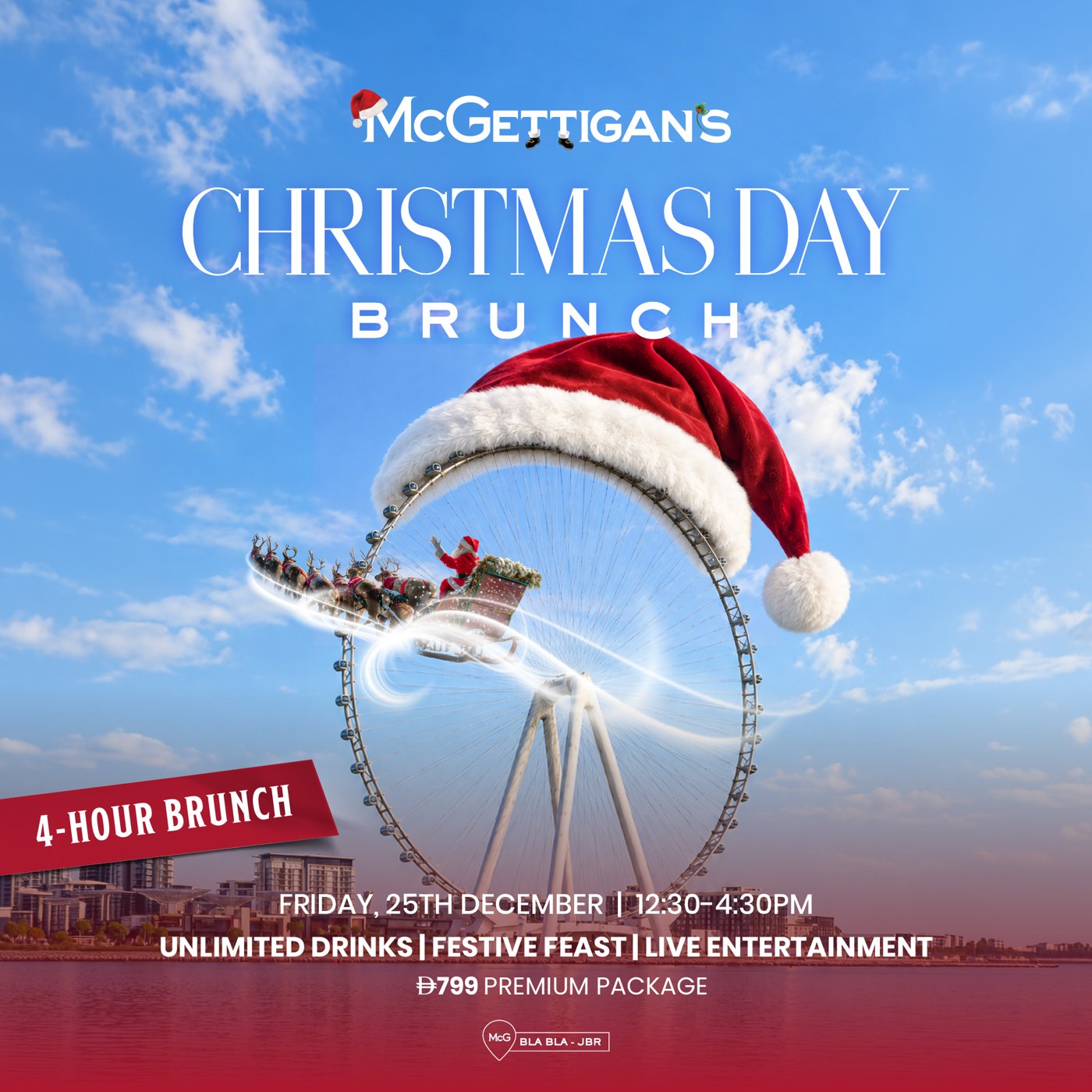 CHRISTMAS DAY BRUNCH β McGETTIGAN'S BLA BLA