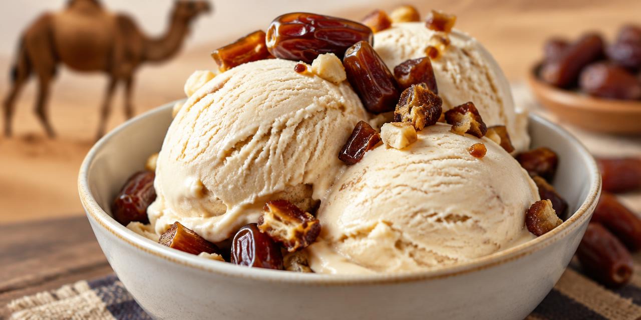 Camel Milk Ice Cream