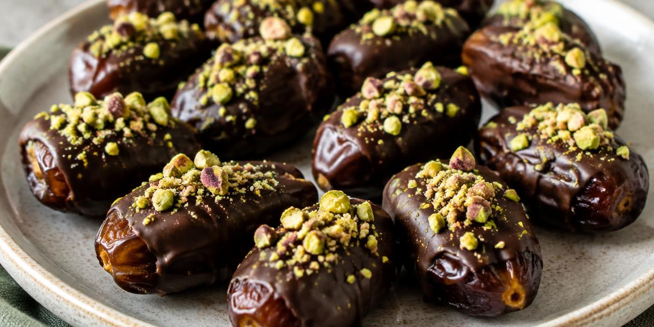 Palm Dates With Chocolate