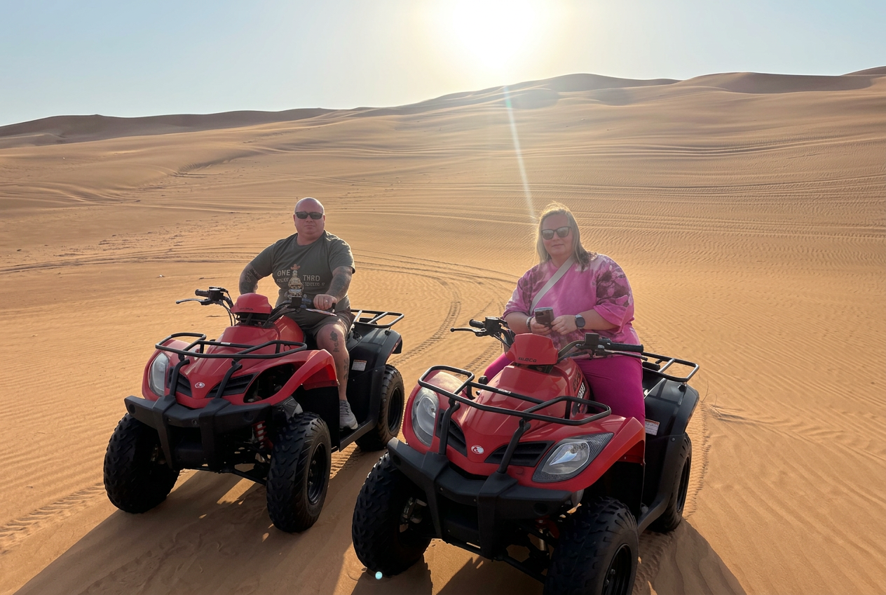 350CC Quads in Dubai desert, photo 7