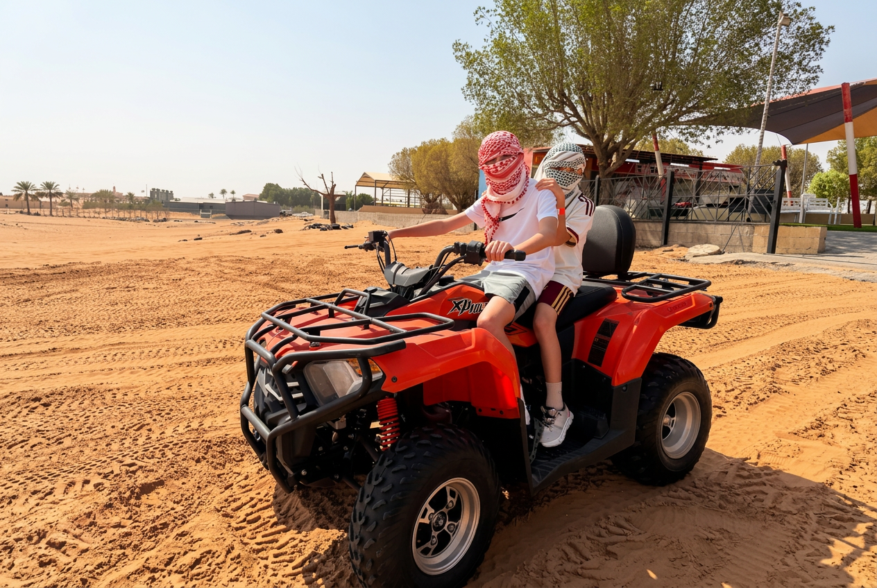 350CC Quads in Dubai desert, photo 8