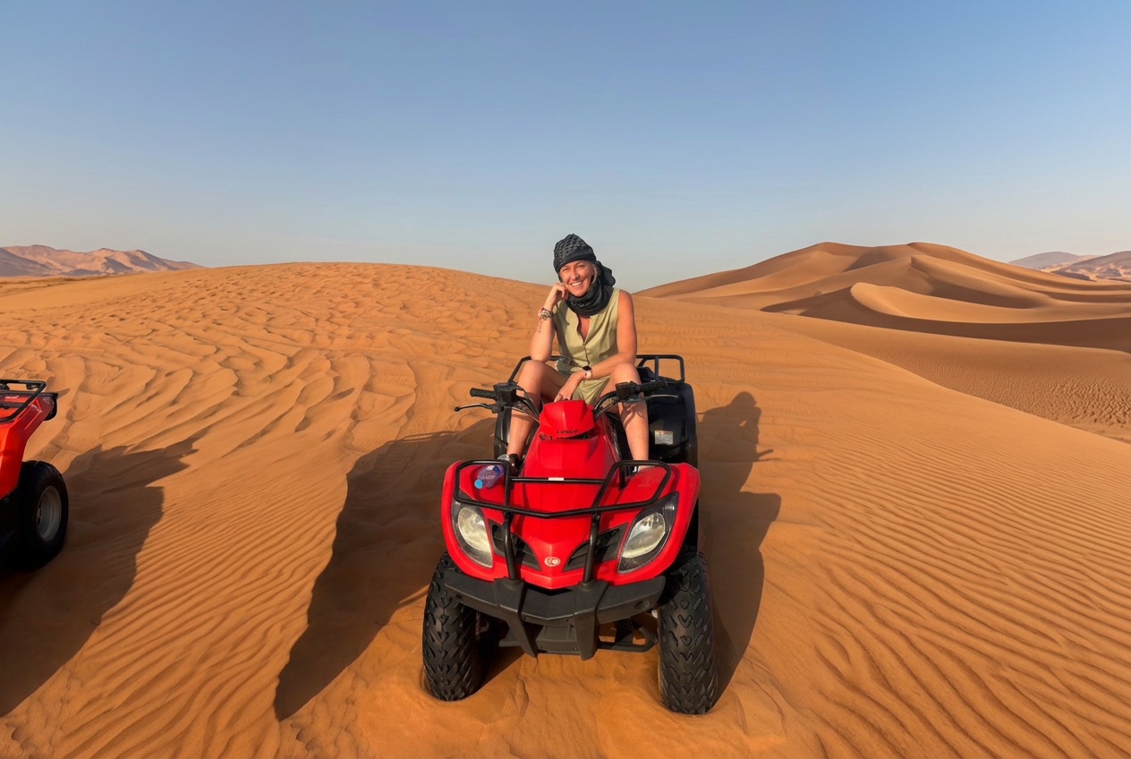 350CC Quads in Dubai desert, photo 6