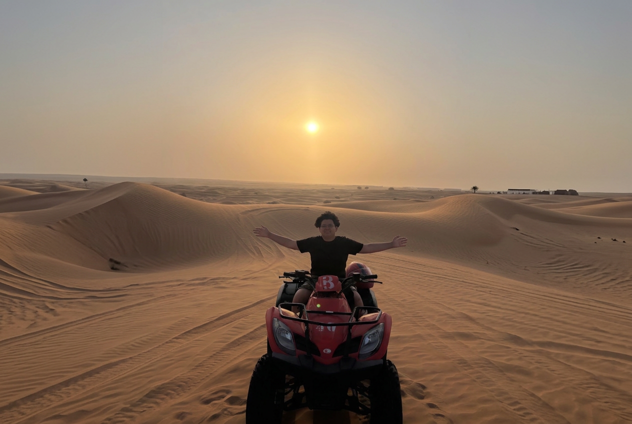 350CC Quads in Dubai desert, photo 5