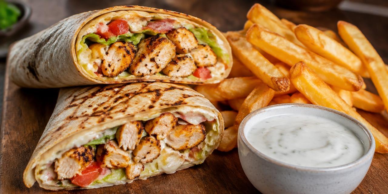 Shawarma With Chips