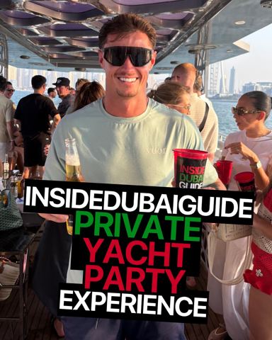 Private yacht. Cold drinks. Good music. And…