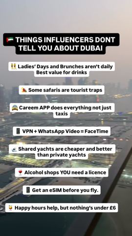 Read this if you’re coming to Dubai