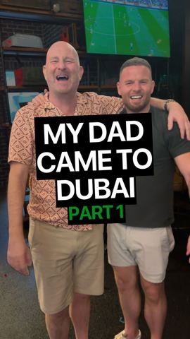Took Dad around Dubai and let’s just say he’s…