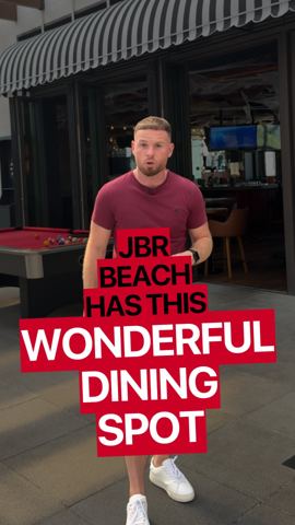 Good food, beach views, and that laid-back JBR…