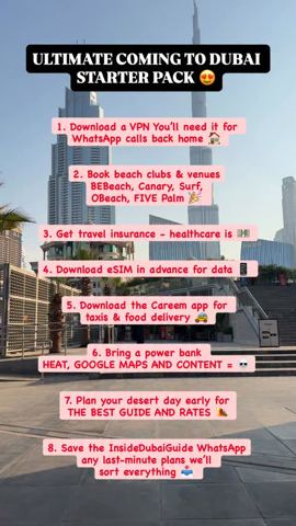 Planning your Dubai trip?