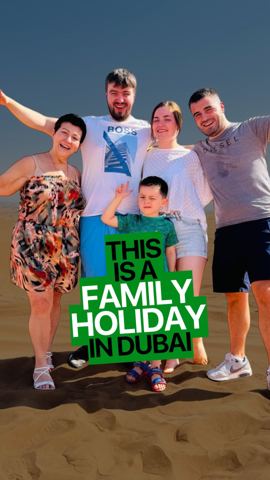 This is a family holiday in Dubai sunsets,…