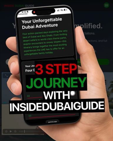 Booking your Dubai experience doesn’t have to…
