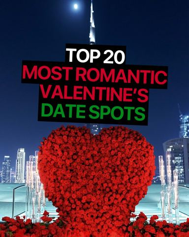 TOP 20 most romantic Valentine’s date spots in…