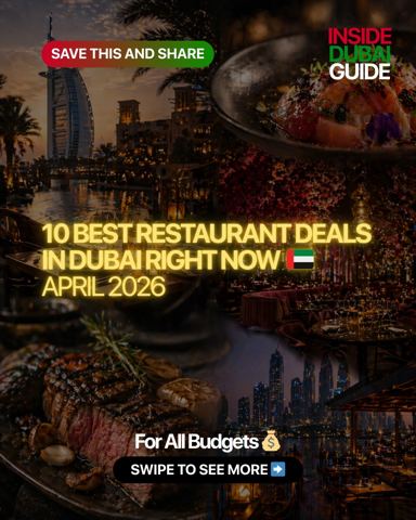 Top 10 Restaurant Deals in Dubai Right Now