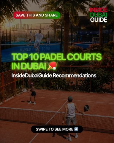 Top 10 Padel Courts in Dubai
