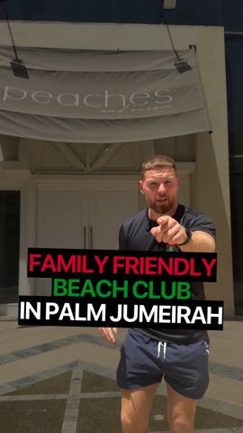 You finally found a beach club in Dubai that’s…