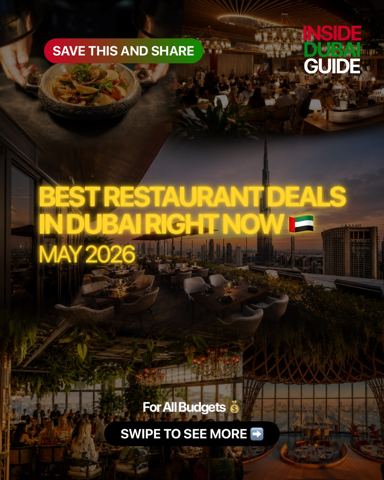 Dubai has some unreal restaurant deals right now