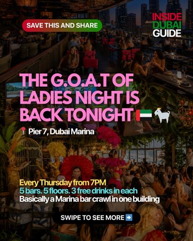 The G.O.A.T of ladies night is back tonight