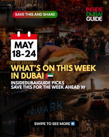 What’s On This Week In Dubai