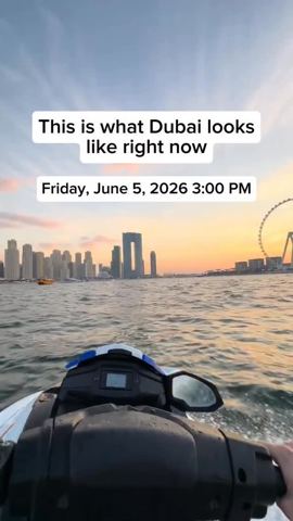 This is what Dubai looks like right now