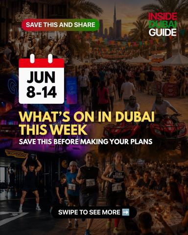 Dubai is packed this week