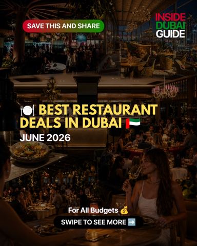Best Restaurant Deals In Dubai