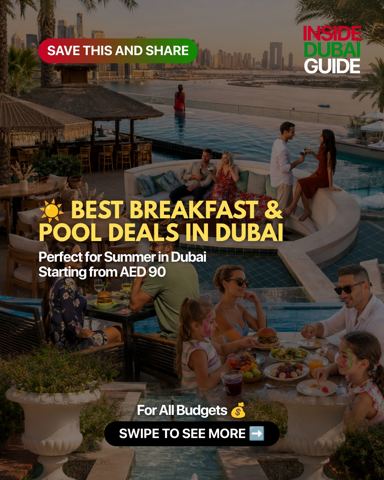 Best Breakfast & Pool Deals In Dubai
