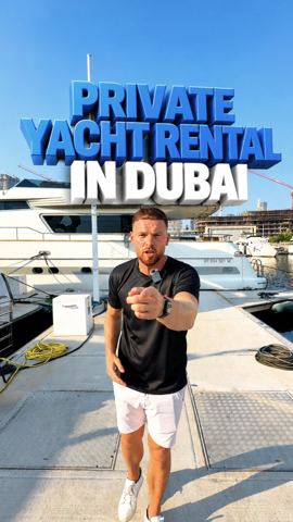 Private yachts in Dubai