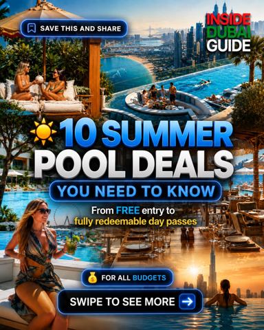 Planning a pool day in Dubai?