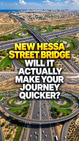That Hessa Street traffic might finally be…