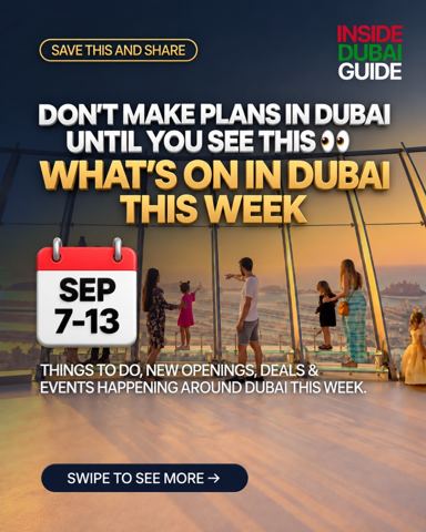 What’S On In Dubai This Week Sep 7–13