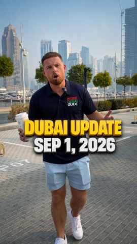 Dubai Update September 1, 2026