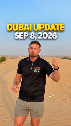 Dubai Update September 8, 2026