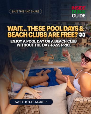 Your next Dubai pool day might cost you…