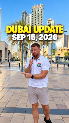 Dubai Update September 15, 2026