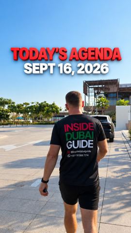 Good morning from Dubai September 16, 2026